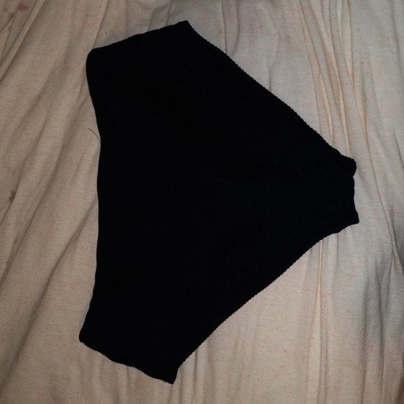 High waist black bikini bottoms - Picture 3 of 5